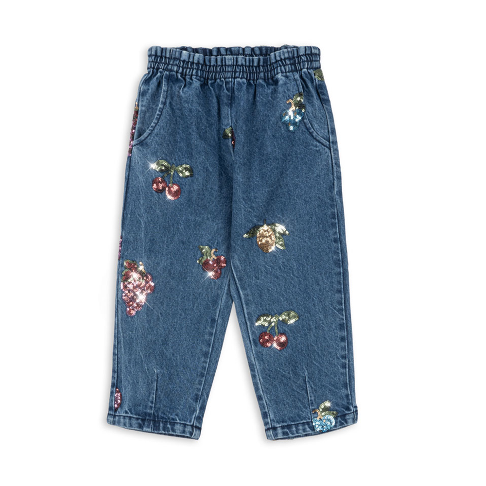 Konges Sløjd Jeans mit Pailletten &#39;Magot&#39; Vitamins