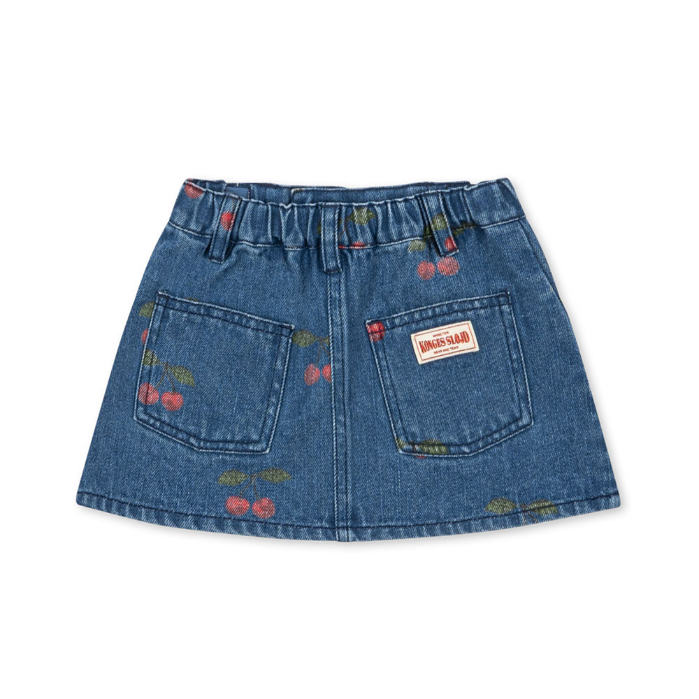 Konges Sløjd Denim Skirt 'Magot' My Big Cherry