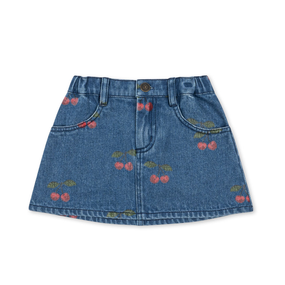 Konges Sløjd Denim Skirt 'Magot' My Big Cherry