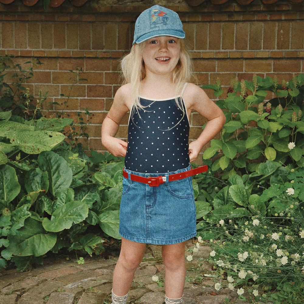 Konges Sløjd Denim Skirt 'Magot' Denim Blue