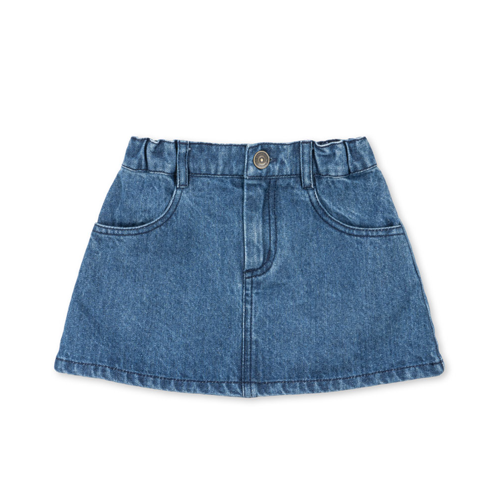 Konges Sløjd Denim Skirt 'Magot' Denim Blue