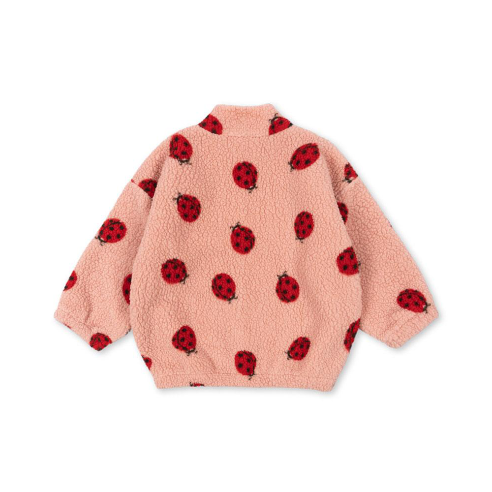 Konges Sløjd  Teddy Jacke 'Jody' Ladybug Pink