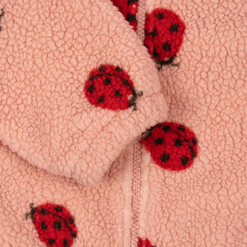 Konges Sløjd  Teddy Jacke 'Jody' Ladybug Pink