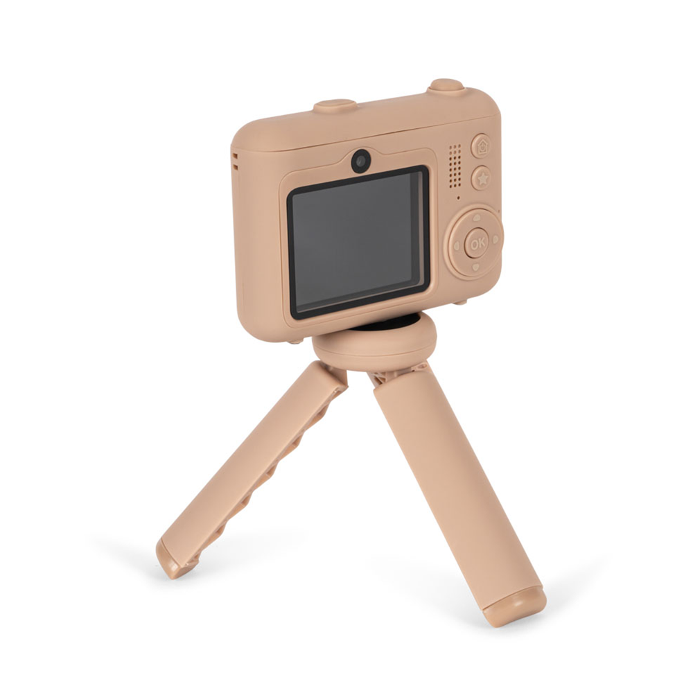 Konges Sløjd Kamera mit Stativ 'My First Camera' Cherry