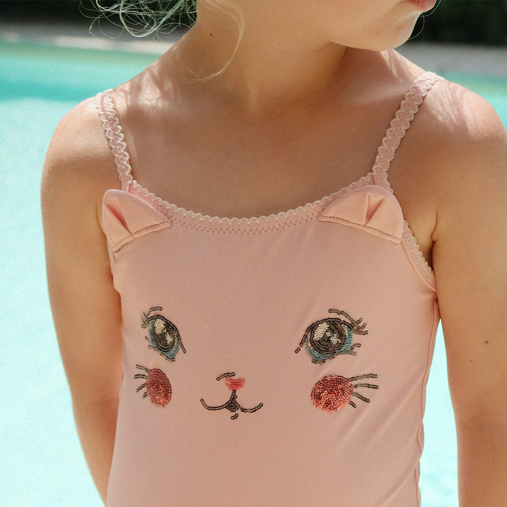 Konges Sløjd Badeanzug 'Kitty' Powder Pink