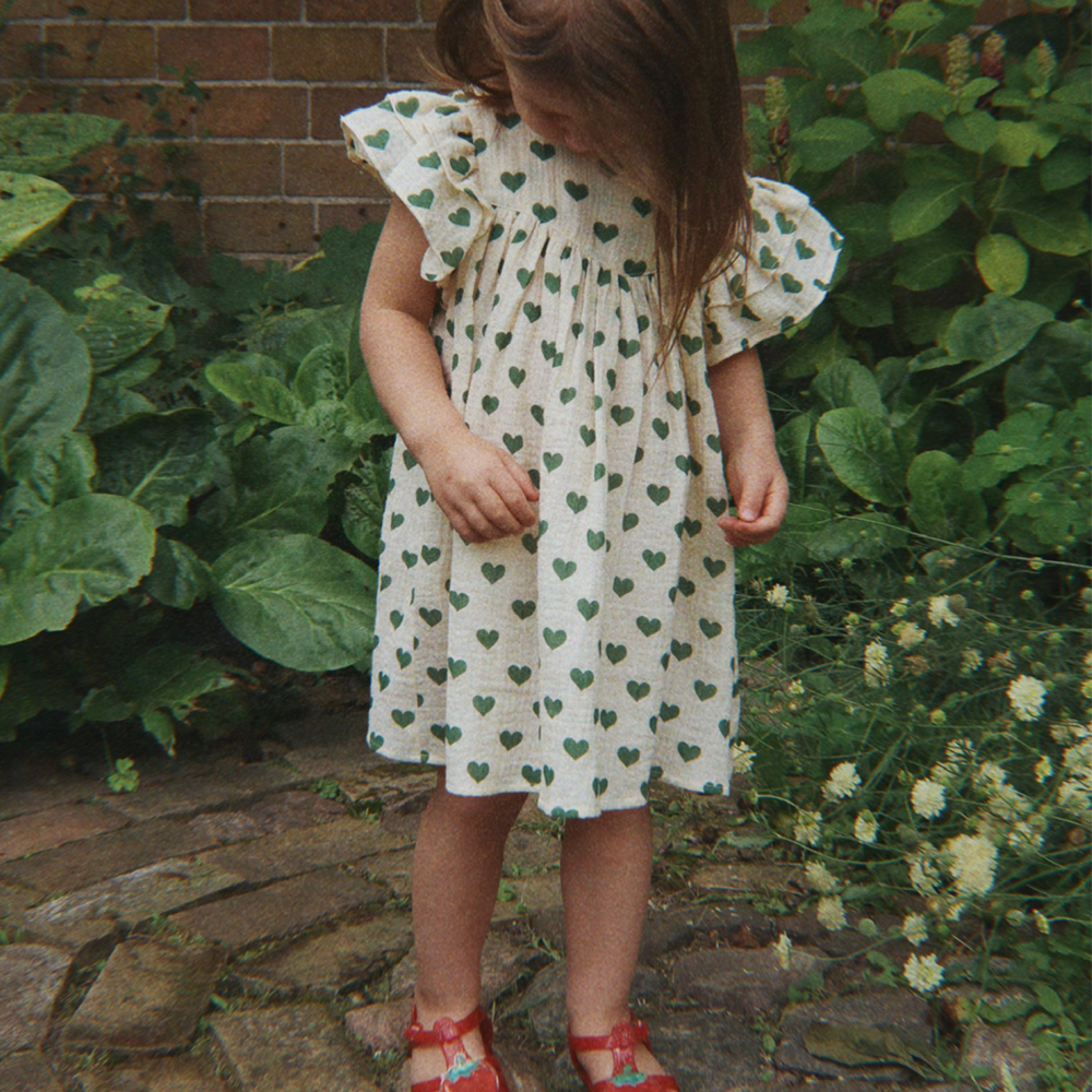 Robe d'été Konges Sløjd 'Coco' Amour Verde