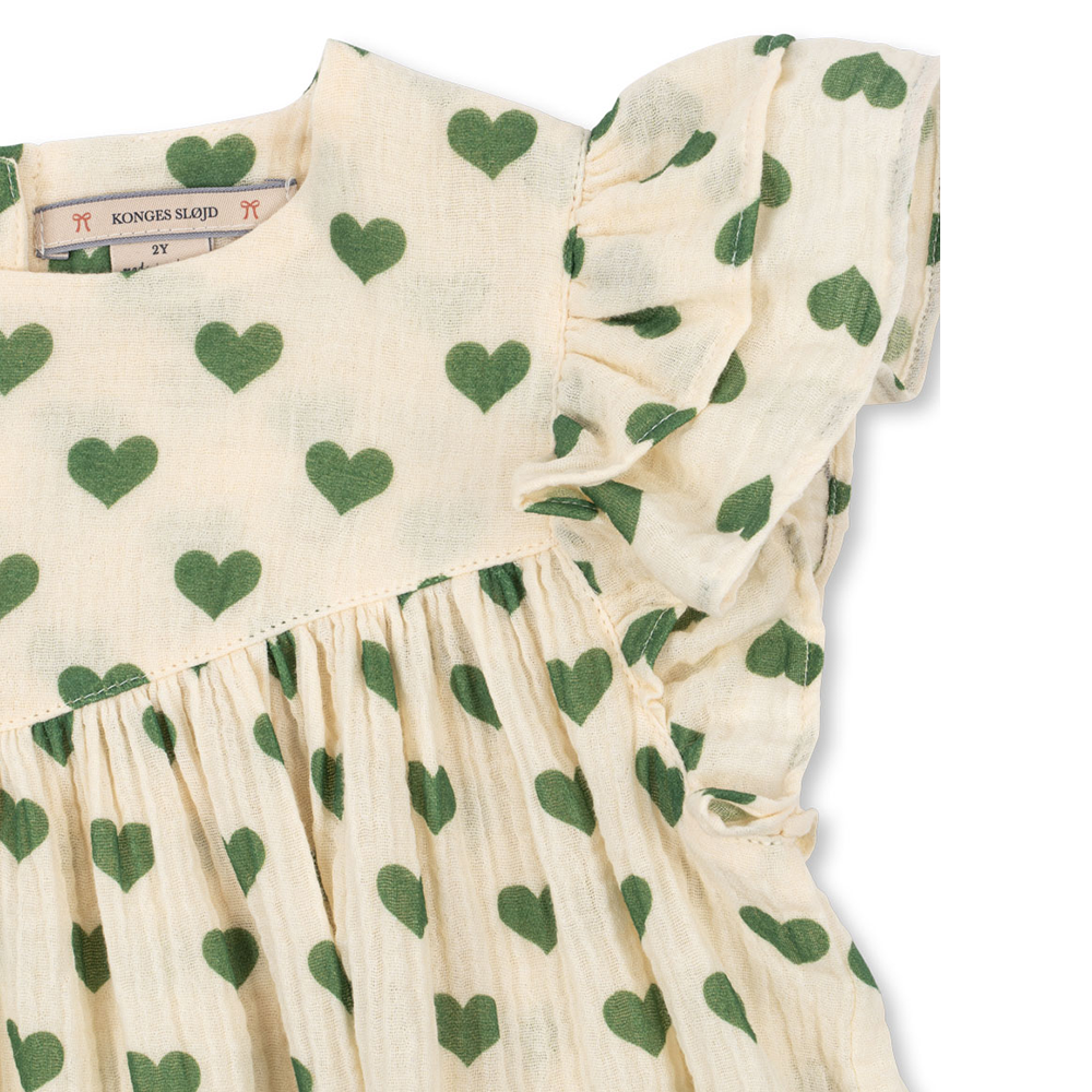 Robe d'été Konges Sløjd 'Coco' Amour Verde