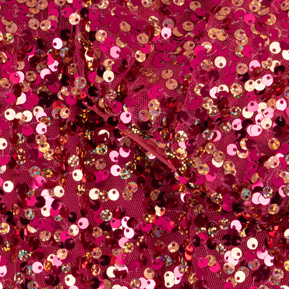 Konges Sløjd Pailletten-Kleid 'Lila Bow' Sparkling Sangria