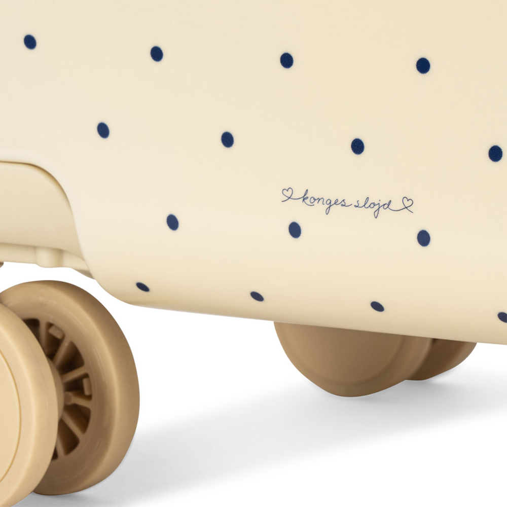 Konges Sløjd  Reisekoffer für Kinder Navy Dots - Online MY SNOWFLAKE