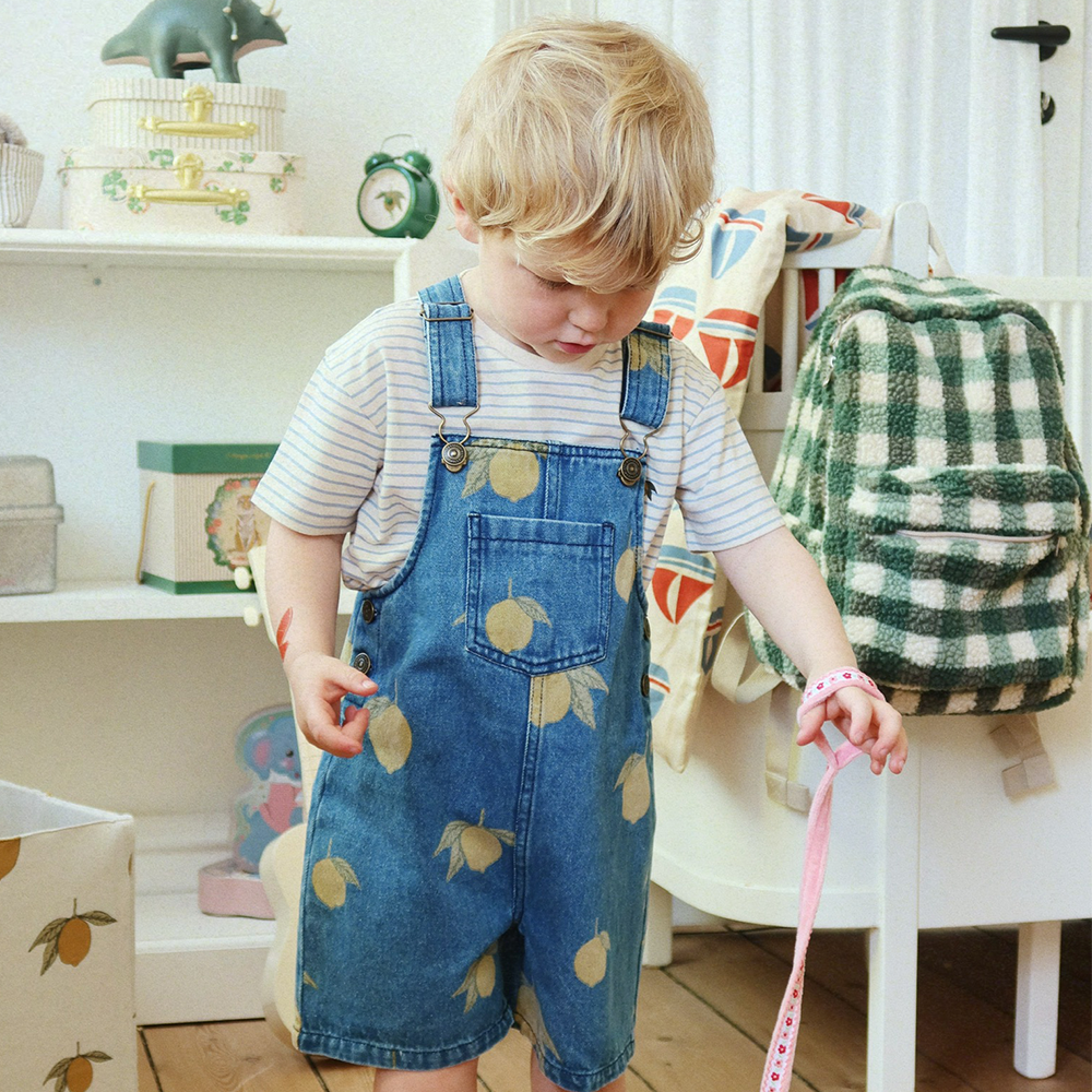 Konges Sløjd Overall 'Magot' Lemon Denim - Online MY SNOWFLAKE