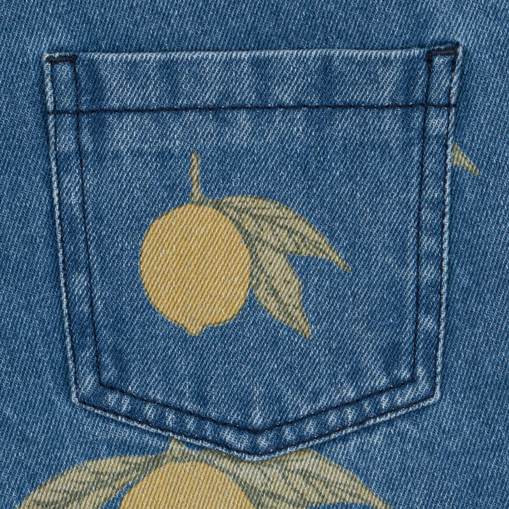 Konges Sløjd Overall 'Magot' Lemon Denim - Online MY SNOWFLAKE