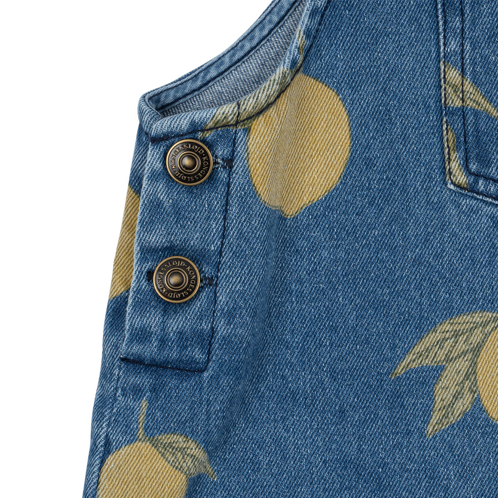 Konges Sløjd Overall 'Magot' Lemon Denim - Online MY SNOWFLAKE