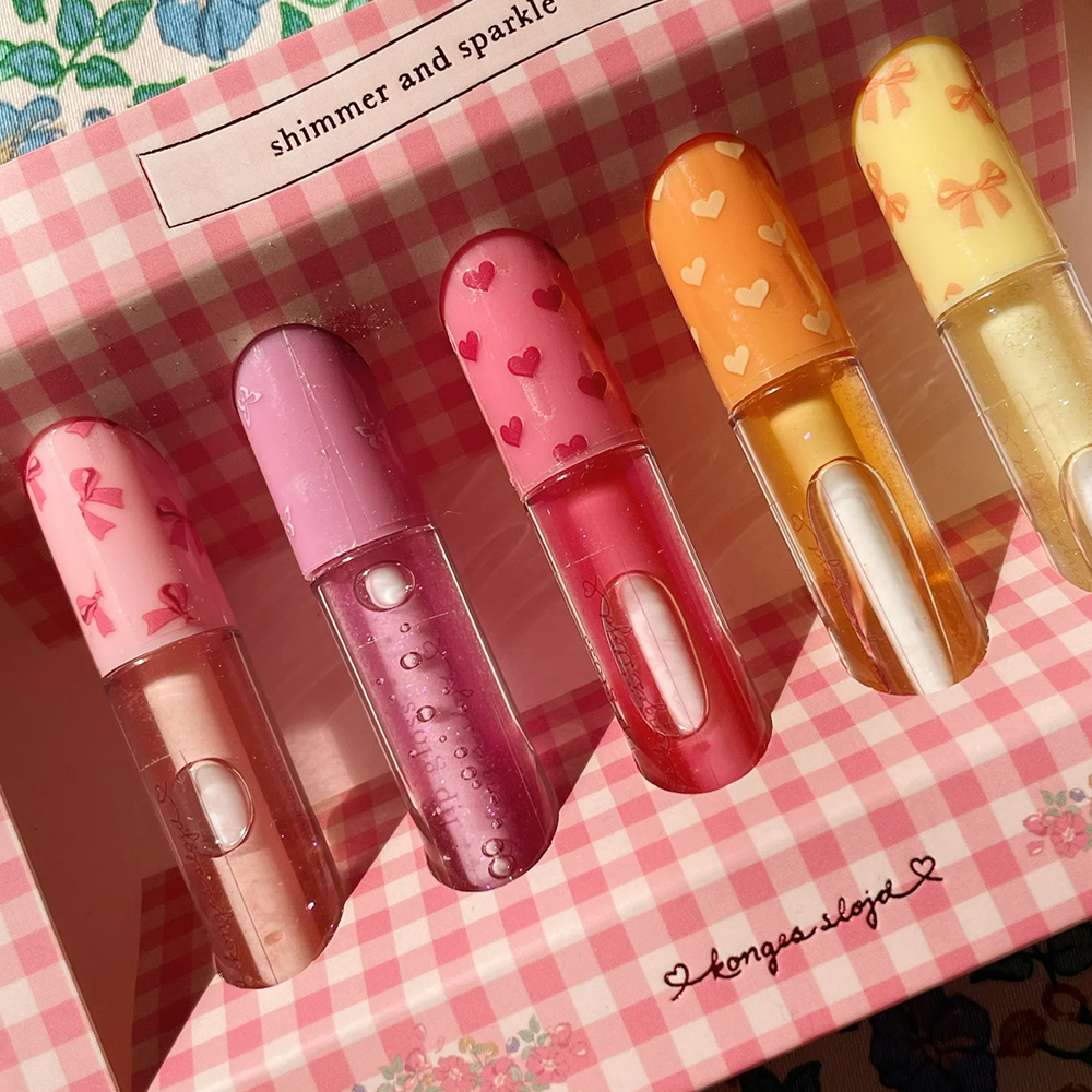 Konges Sløjd Lipgloss 5er Set &#39;Glitter&#39;