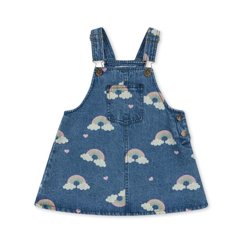 Konges Sløjd Overall-Kleid 'Magot' Rainbow