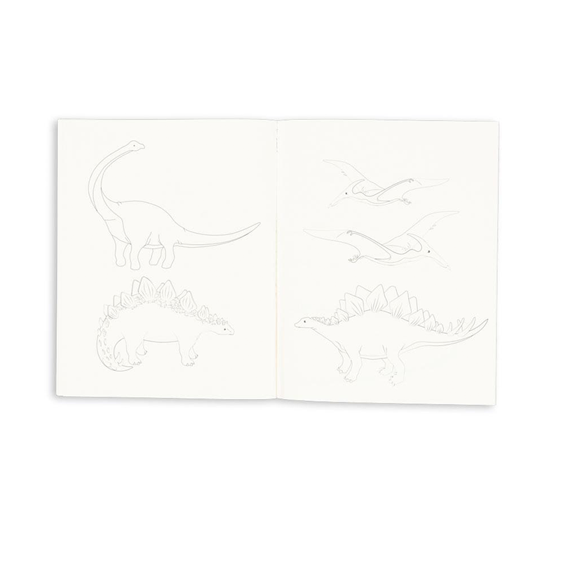 Konges Sløjd Mal- und Rätselbuch mit Buntstiften Dino