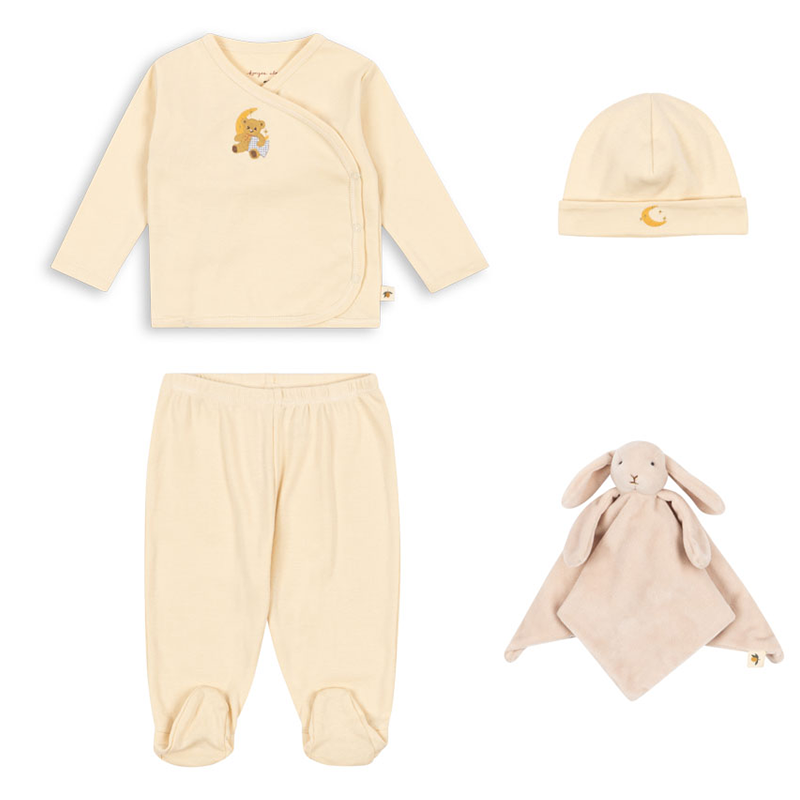 Konges Sløjd Geschenk-Set zur Geburt  Crème Brûlée