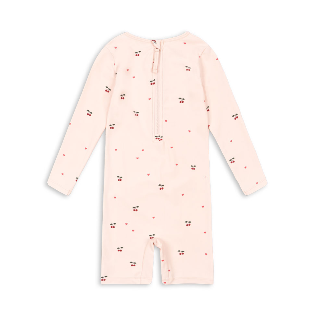 Konges Sløjd Maillot de bain UV 'Merle' Cherry Coeur Rose