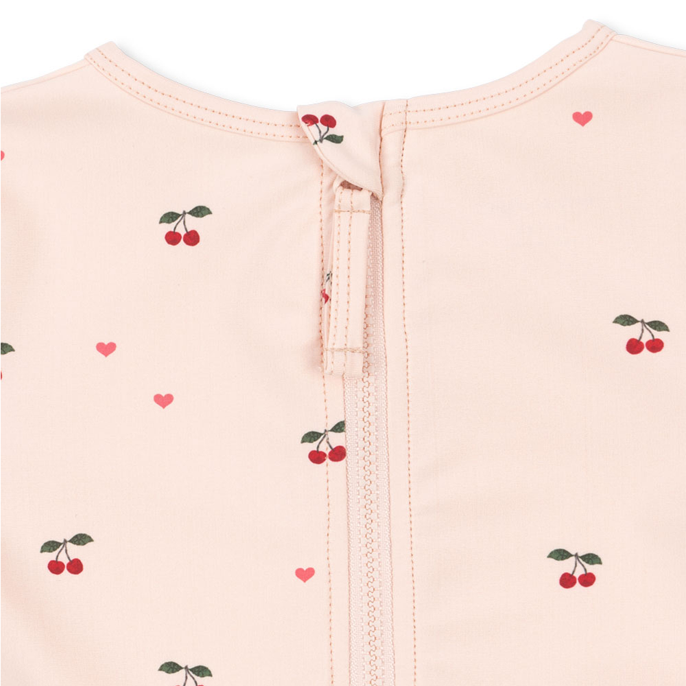 Konges Sløjd Maillot de bain UV 'Merle' Cherry Coeur Rose