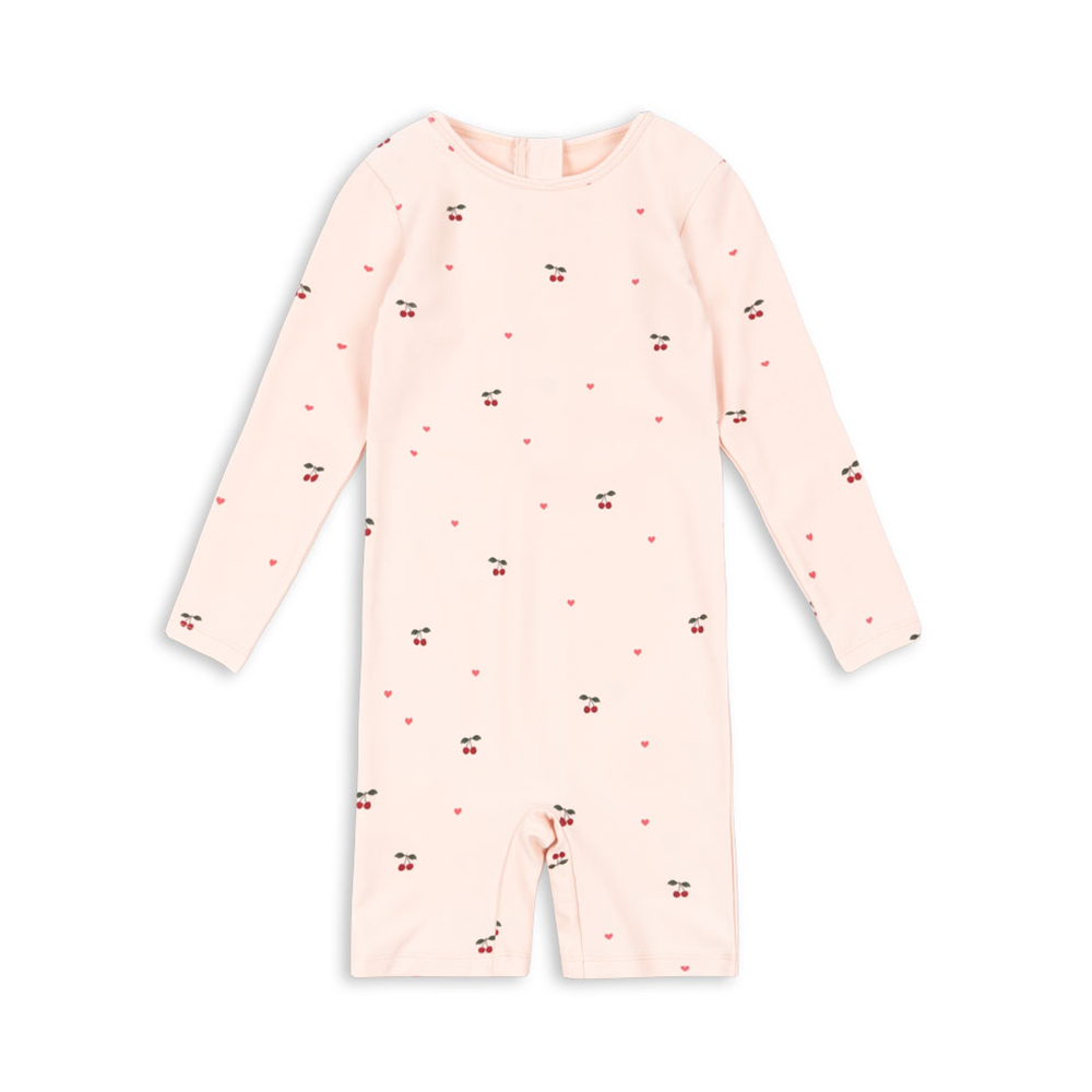 Konges Sløjd Maillot de bain UV 'Merle' Cherry Coeur Rose