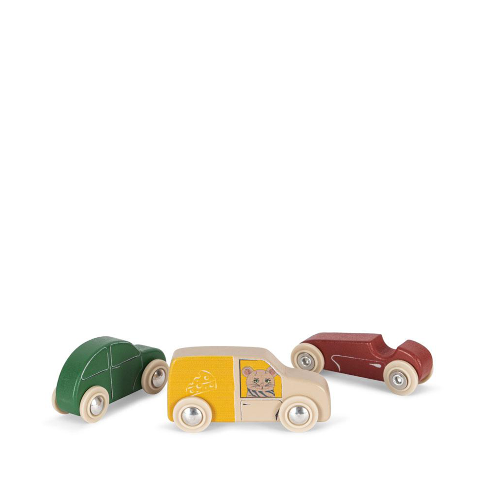 Konges Sløjd Mini Autos aus Holz