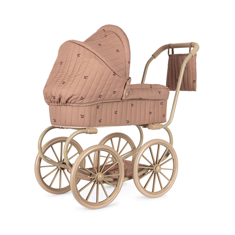 Konges Sløjd Puppen-Kinderwagen &#39;Minnie&#39; Cherry Blush