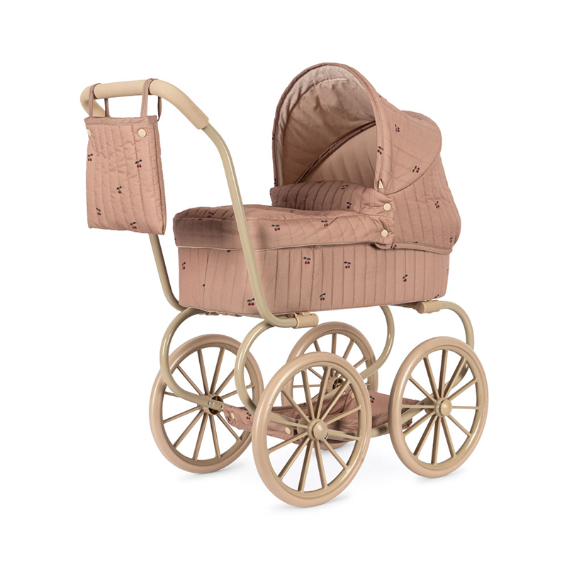 Konges Sløjd Puppen-Kinderwagen &#39;Minnie&#39; Cherry Blush