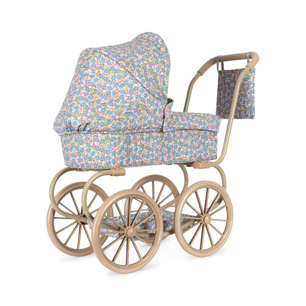 Konges Sløjd Puppen-Kinderwagen &#39;Minnie&#39; Fleur Rosier