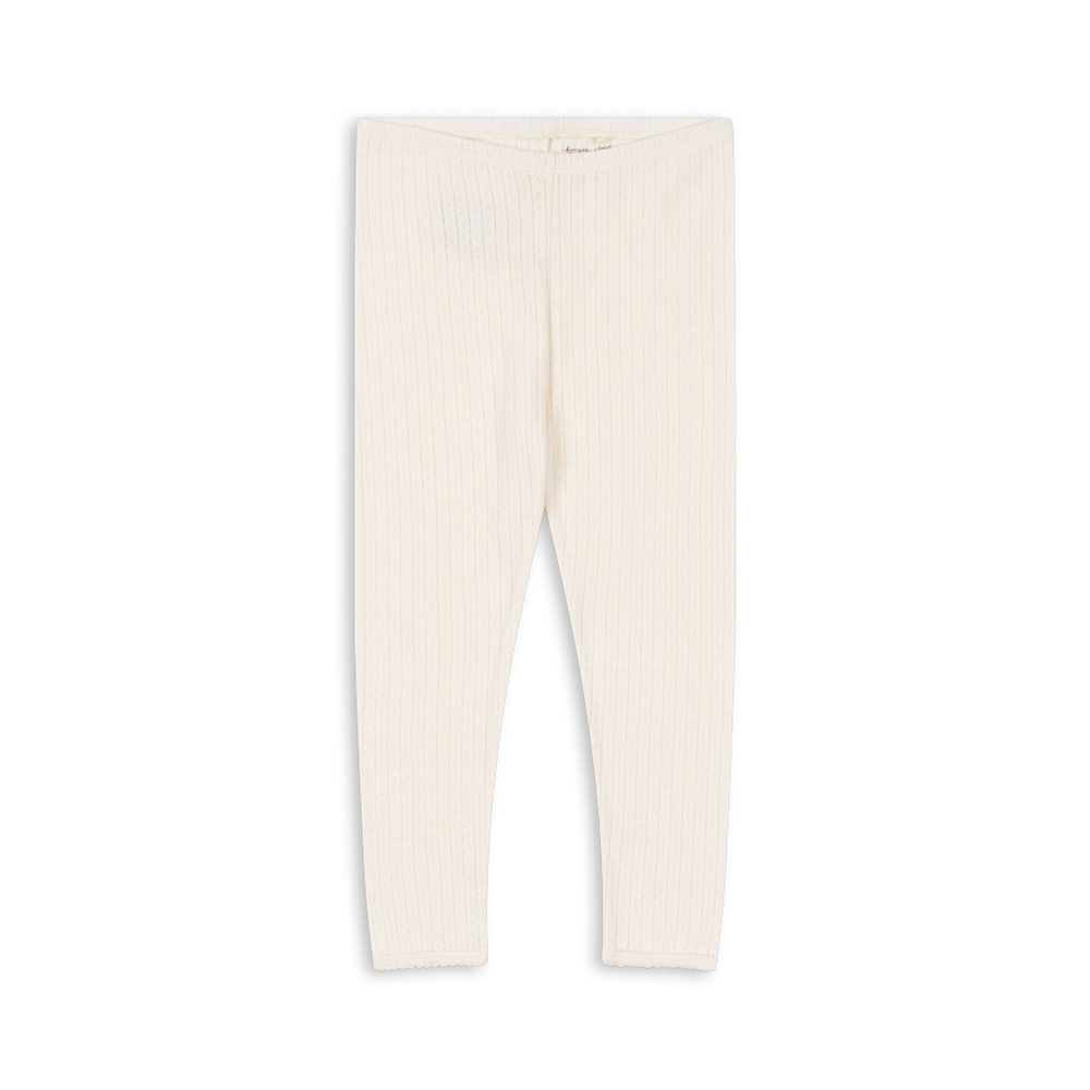 Konges Sløjd Baby Leggings 'Minnie' Antique White - Online MY SNOWFLAKE