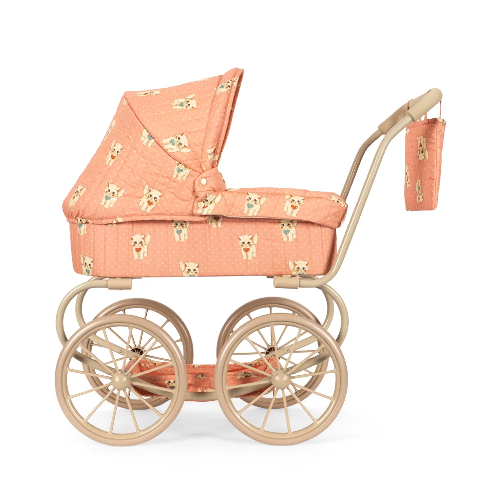 Konges Sløjd Puppen-Kinderwagen 'Minnie' Ciao Miao Rose