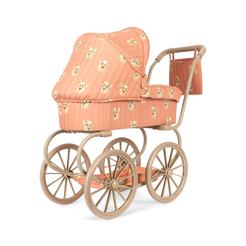 Konges Sløjd Puppen-Kinderwagen 'Minnie' Ciao Miao Rose