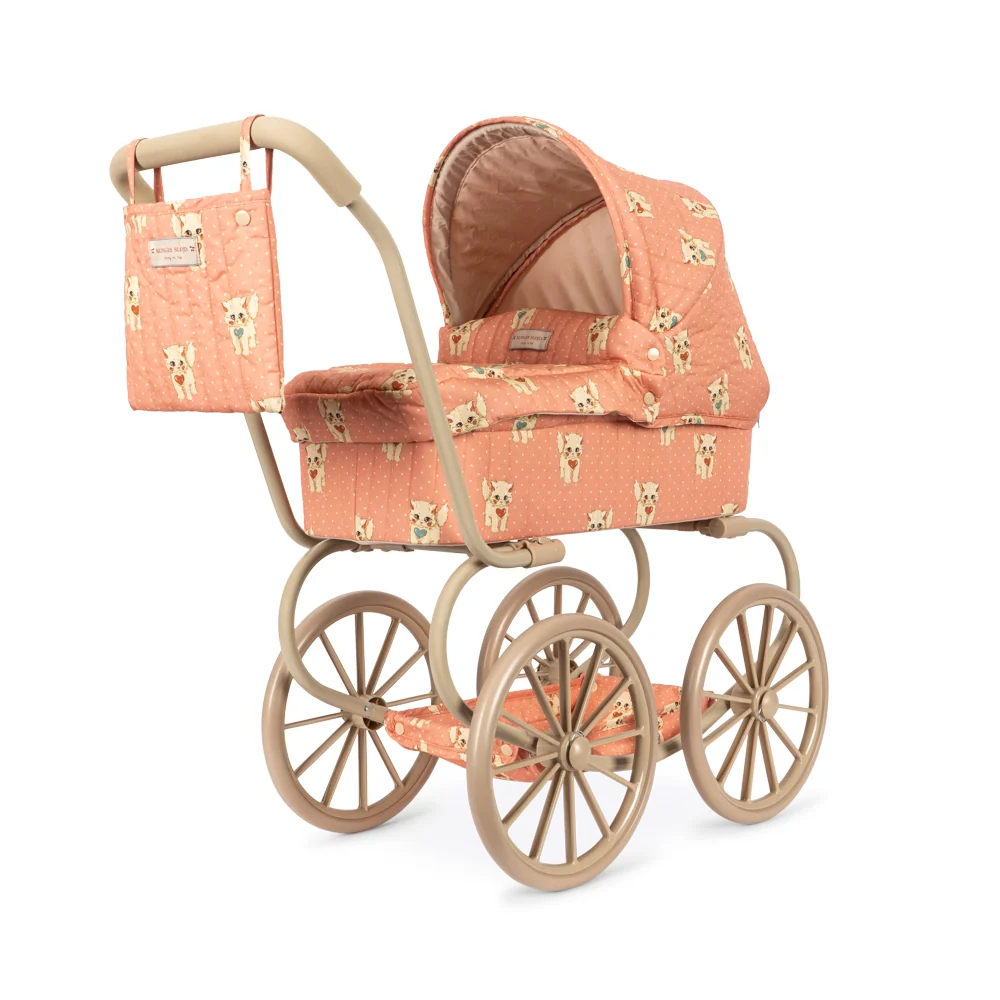Konges Sløjd Puppen-Kinderwagen 'Minnie' Ciao Miao Rose