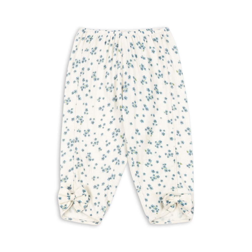 Konges Sløjd Musselin-Hose 'RHW X KS' Mioblu Forget Me Not