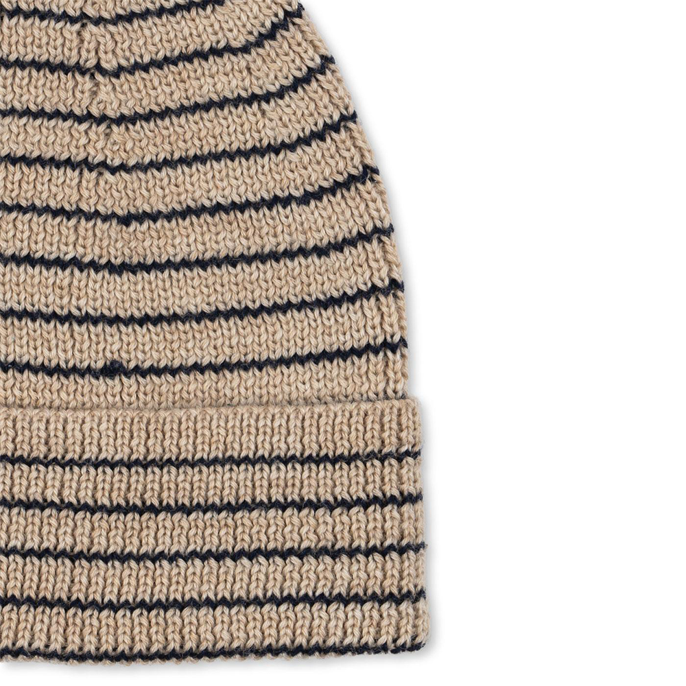 Konges Sløjd Strickmütze &#39;Louie&#39; Stripe Bluie