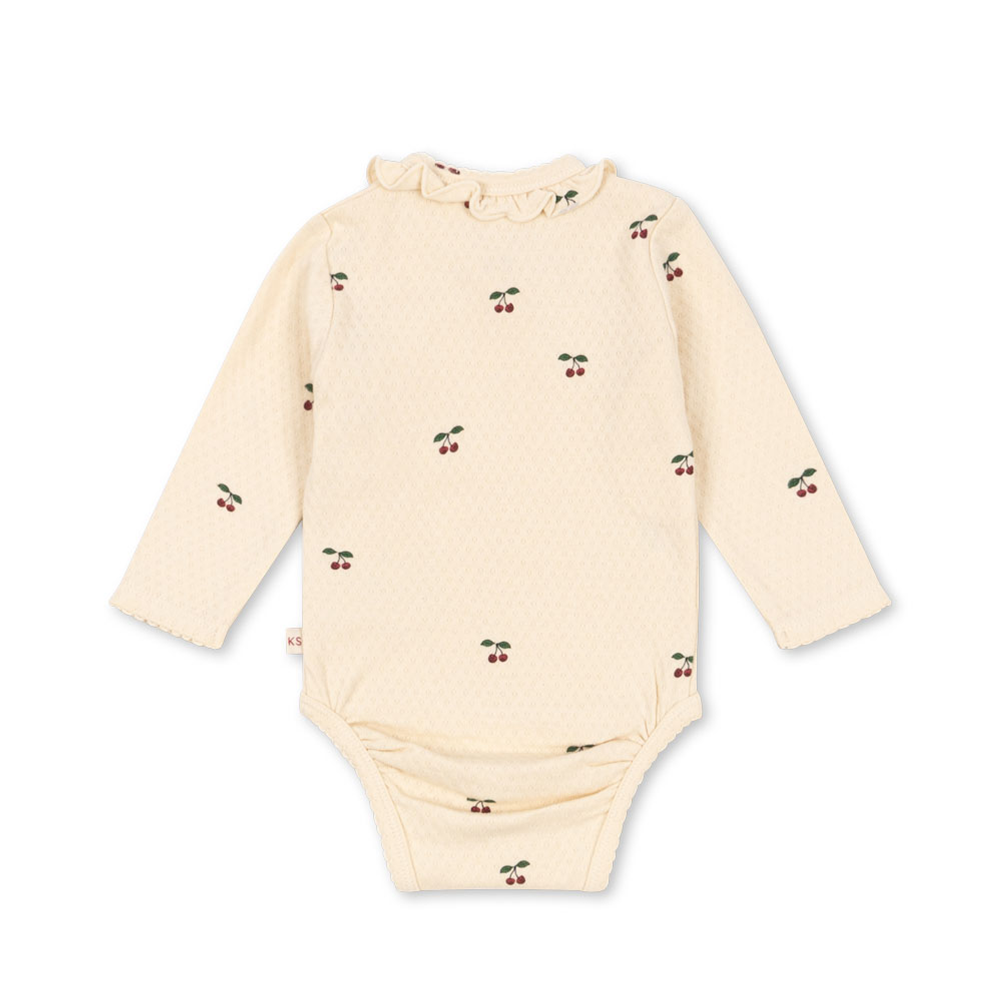 Konges Sløjd Newborn Wickelbody &#39;Sui&#39; Cherry