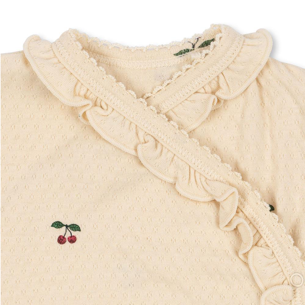 Konges Sløjd Newborn Wickelbody &#39;Sui&#39; Cherry