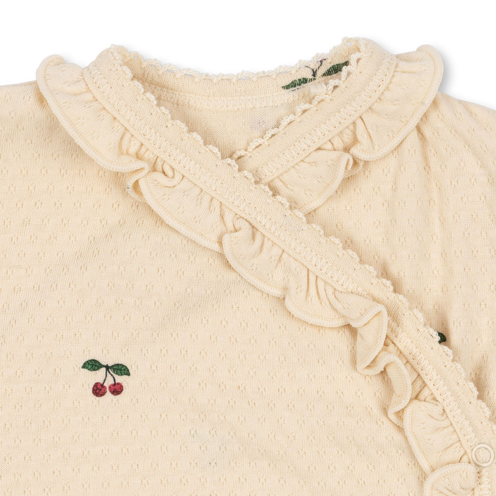 Konges Sløjd Newborn Wickelbody &#39;Sui&#39; Cherry