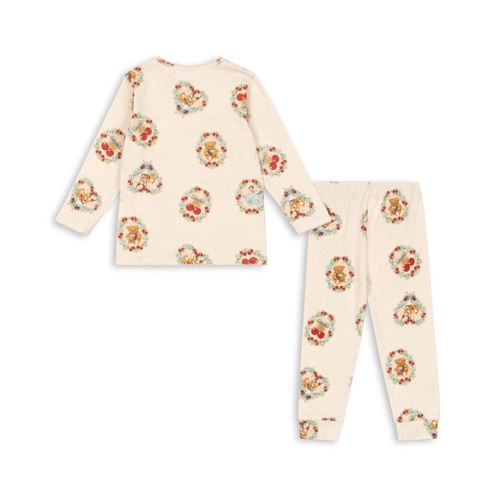 Konges Sløjd Pyjama Set 'Basic' Deer Diary
