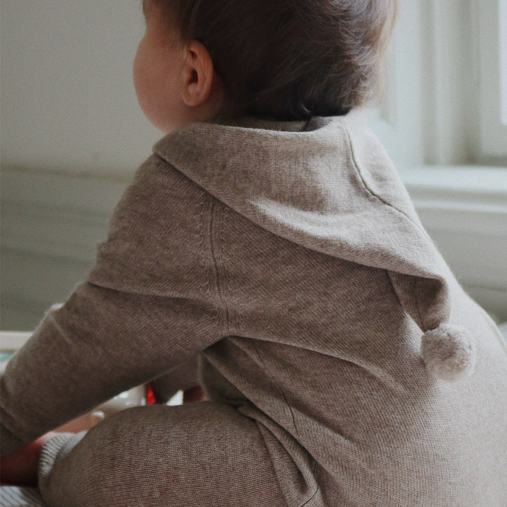 Konges Sløjd Onesie 'Mattou' Light Brown