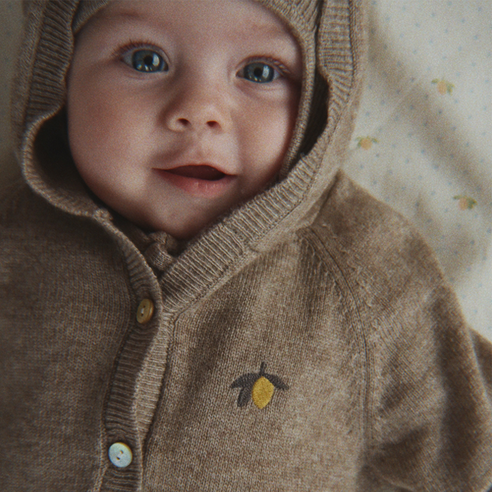 Konges Sløjd Onesie 'Mattou' Light Brown