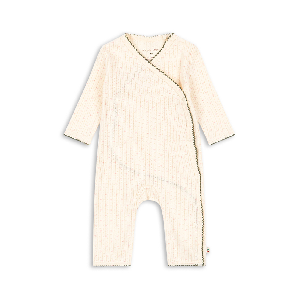 Konges Sløjd Newborn Strampler 'Minnie' Coeur - Online MY SNOWFLAKE