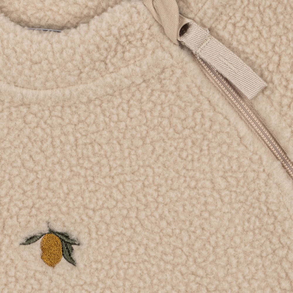 Konges Sløjd Fleece-Overall 'Safa' Oxford Tan