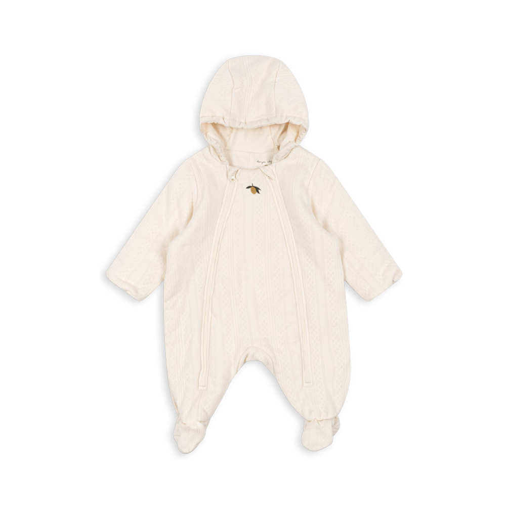 Konges Sløjd Onesie 'Minna' Antique White