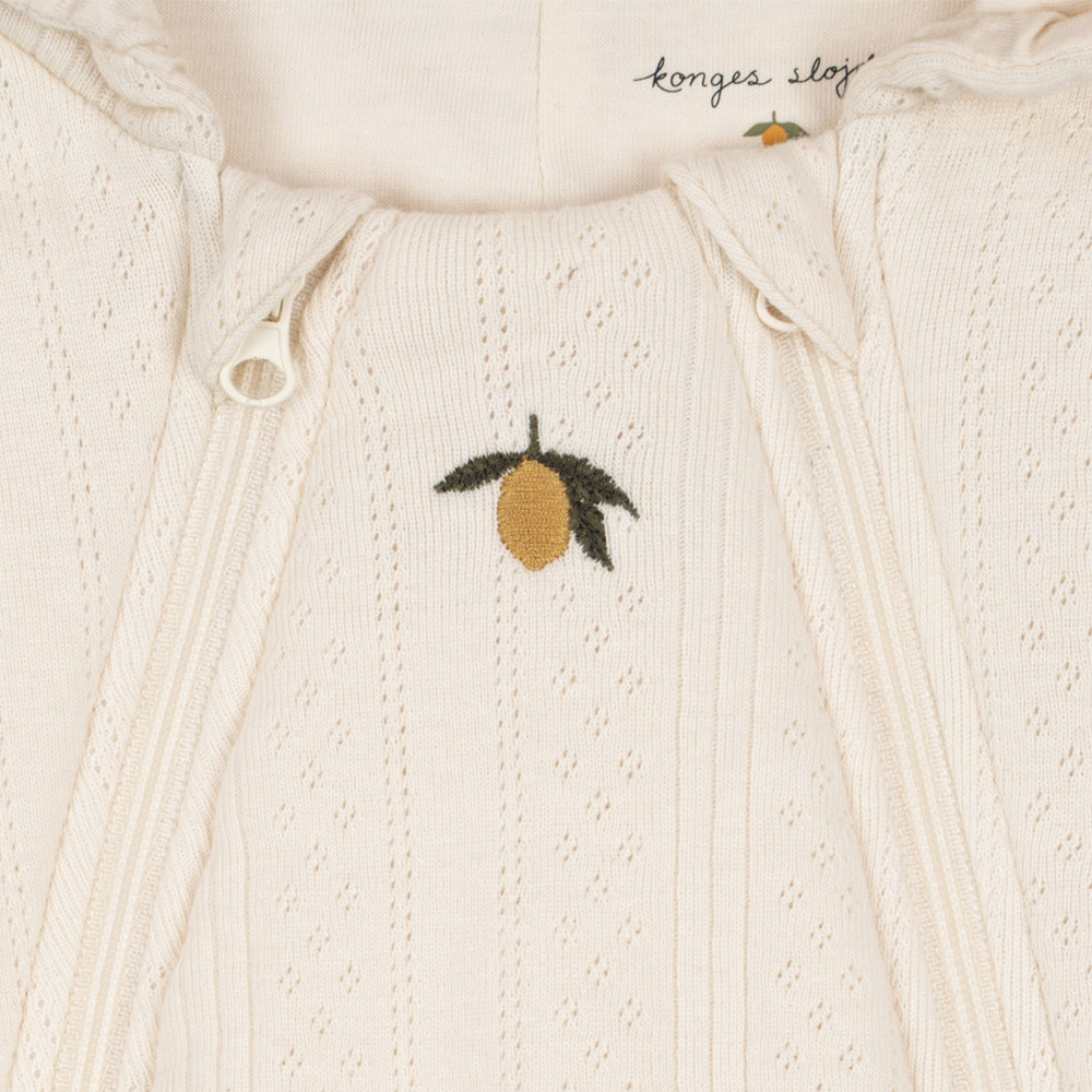 Konges Sløjd Onesie 'Minna' Antique White
