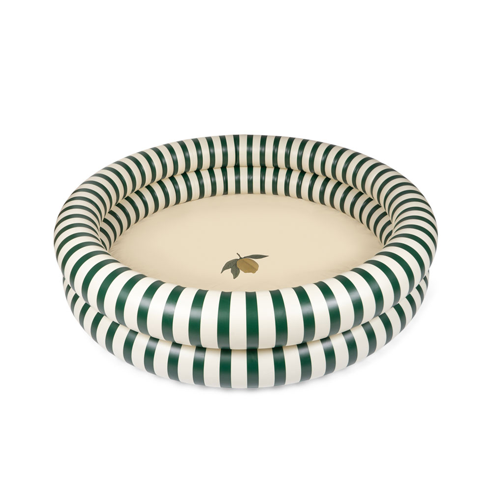 Konges Sløjd Planschbecken 'Basic' Gross Ø 160 cm Green Stripes