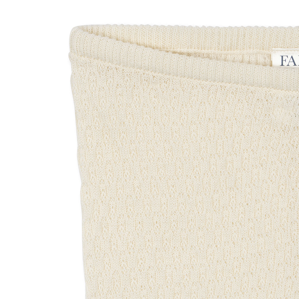 Fanga Fontana Pointelle-Leggings &#39;Venti&#39; Antique White