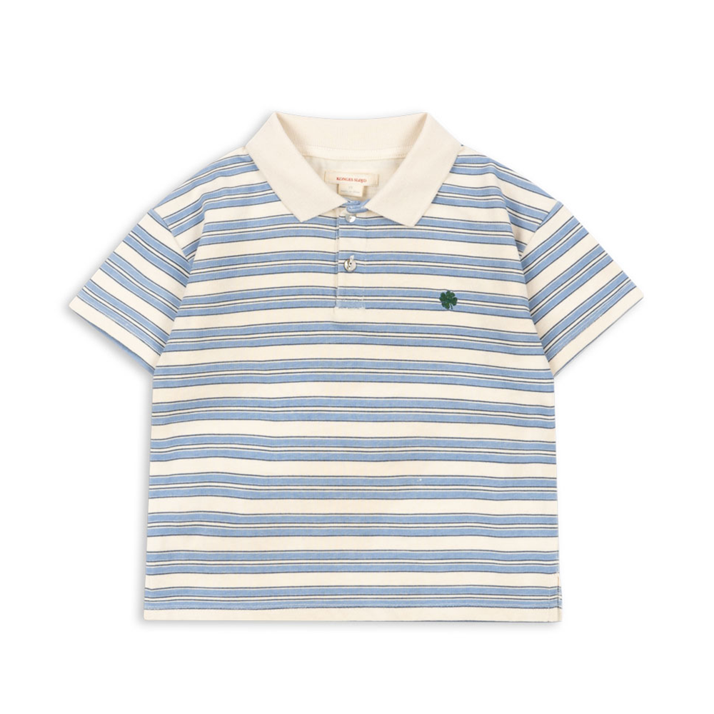 Konges Sløjd Polo Shirt 'Spotty' Stripe Ciel - Online MY SNOWFLAKE