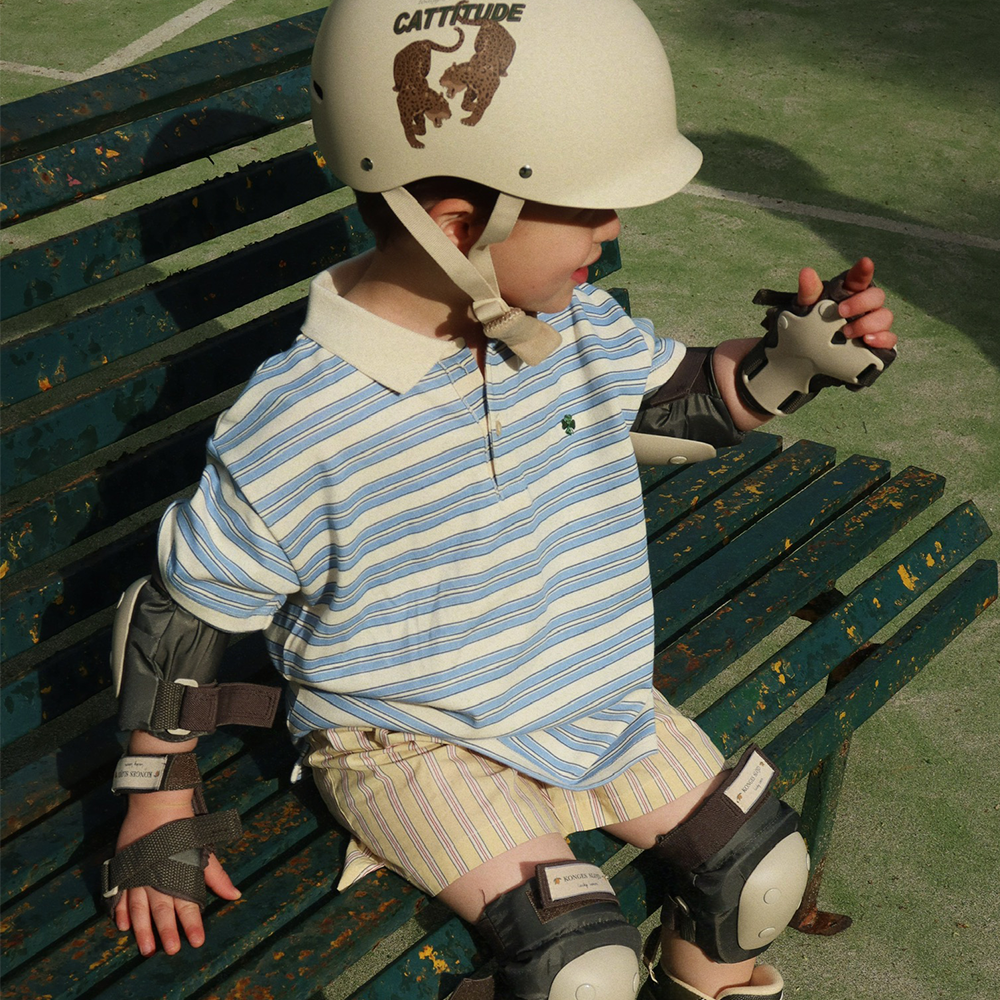 Konges Sløjd Polo Shirt 'Spotty' Stripe Ciel - Online MY SNOWFLAKE