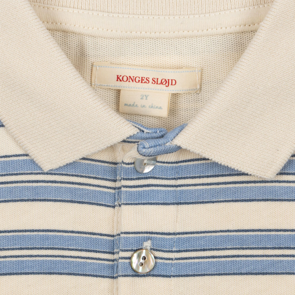 Konges Sløjd Polo Shirt 'Spotty' Stripe Ciel - Online MY SNOWFLAKE