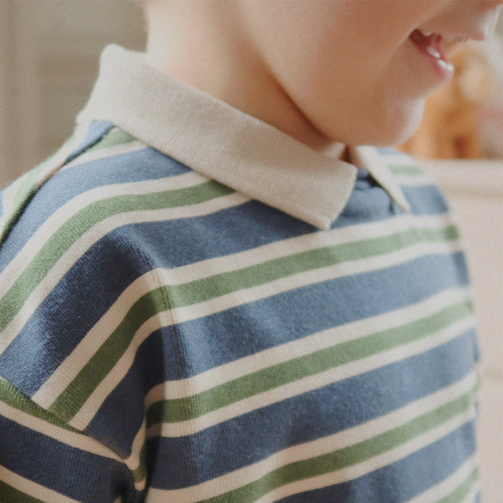 Konges Sløjd Polo Sweatshirt &#39;Spotty&#39; Spellbound Strip