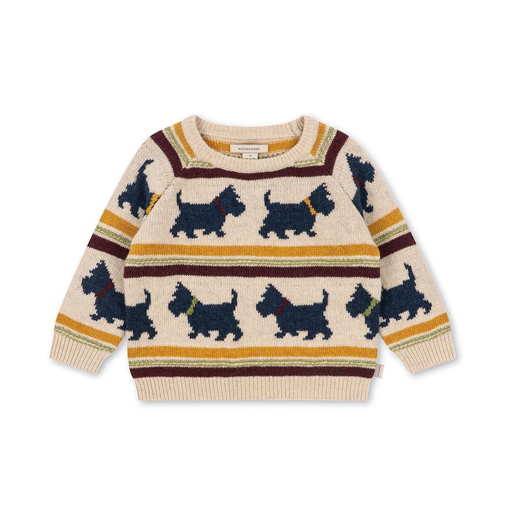 Konges Sløjd Strickpullover 'Belou' Piccolo Scottie